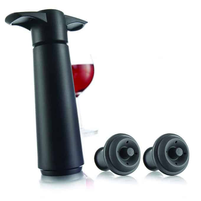 Original Vacu Vin Wine Saver with 2 Vacuum Stoppers