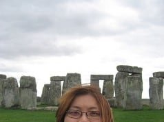 Loni at Stonehenge