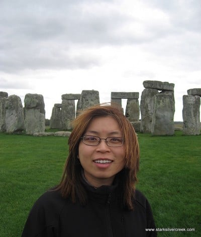Loni at Stonehenge