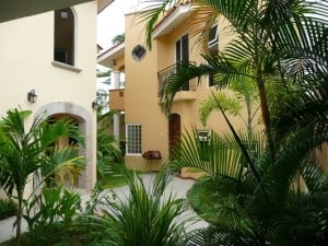 View from the carport