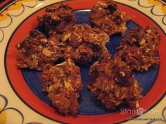 Chocolate Almond Oatmeal Raisin Cookies