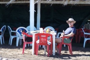 Bob Kopolow at Vista al Mar. His email to SSC: 'I can relate to your enjoyment of Vista Al Mar.  It’s my favorite clam shack in the whole world.'