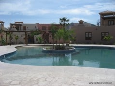 Loreto Bay swimming pool, up close and personal…well sort of
