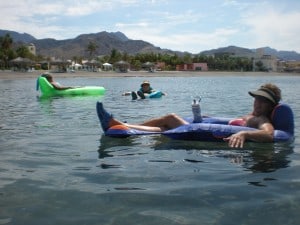 Floating by Loreto Bay