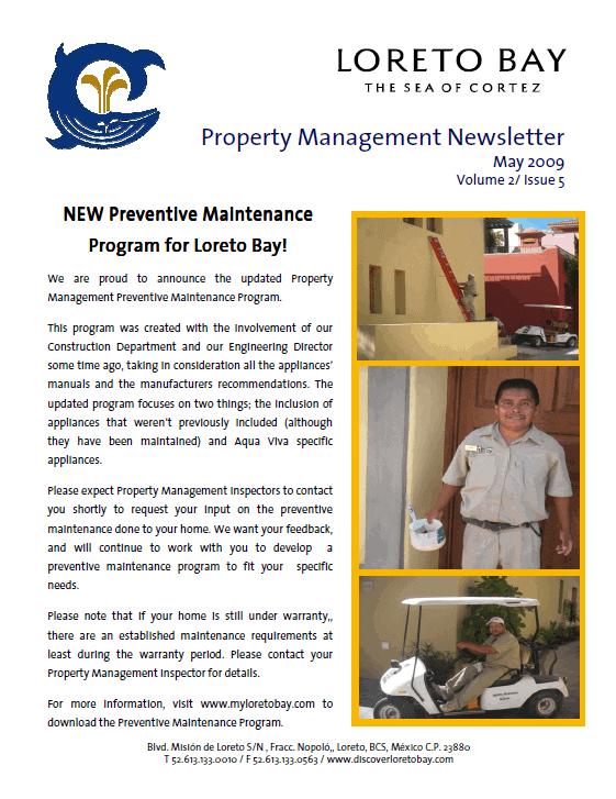loreto-bay-newsletter-page1-may-2009