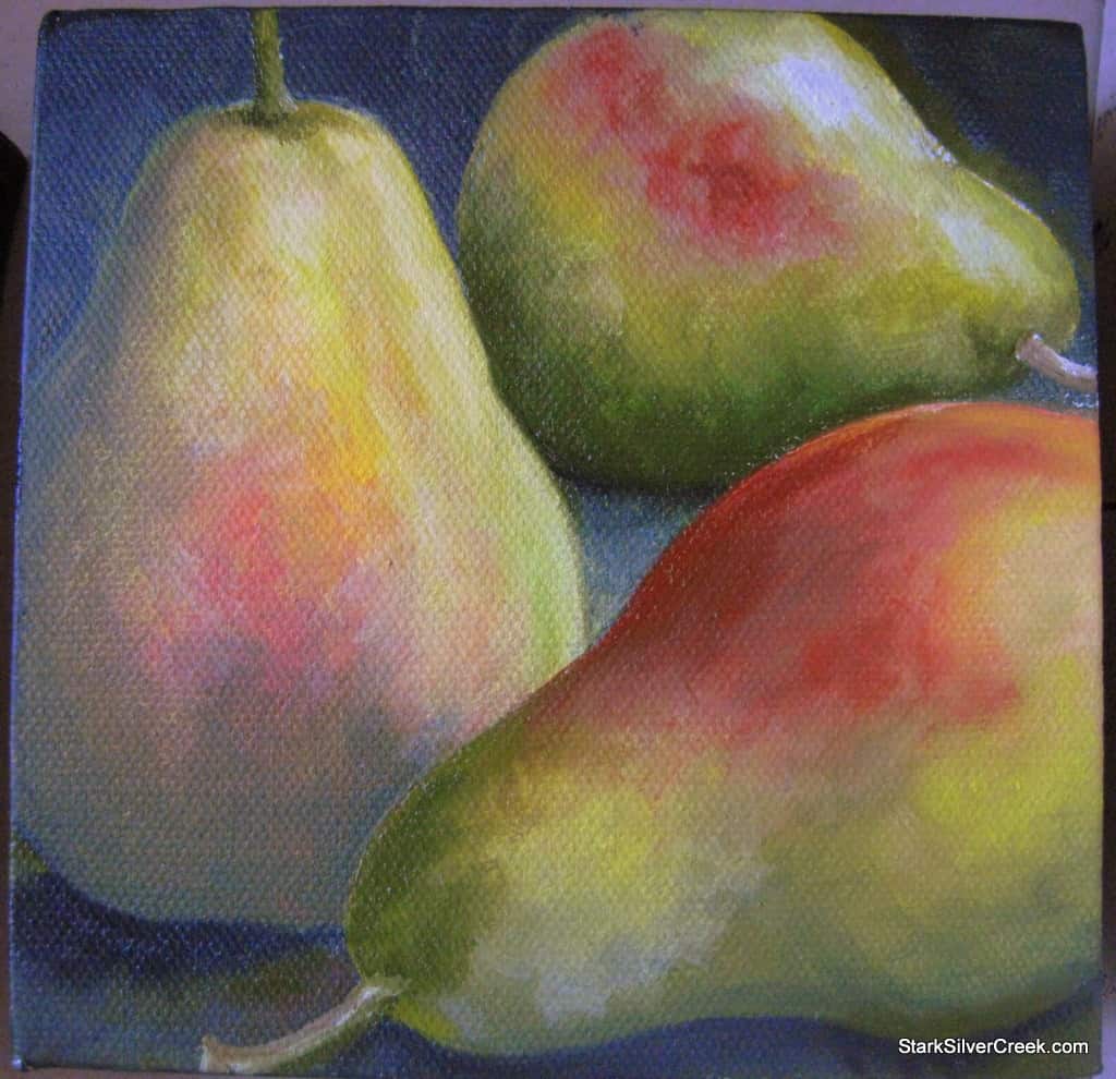 Oil-Painting-Three-Pears-LSTARK