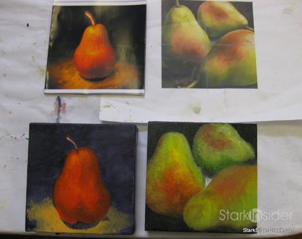 Oil Painting Class - Lesson 1 - Pears
