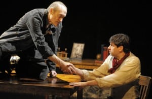  l-r, James Carpenter and Gabriel Marin in Black Box Theatre’s World Premiere of Trevor Allen’s THE CREATURE