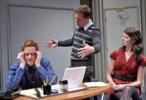l-r, Jud Williford, Peter Ruocco, and Alexandra Creighton in Fat Pig Photo by David Allen