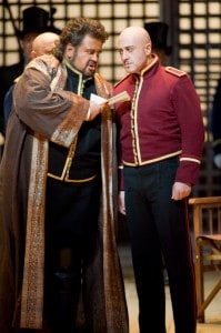 Johan Botha (Otello) and Marco Vratongna (Iago) photo by Terrence McCarthy