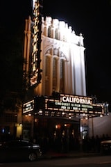 The California Theatre on Opening Night.