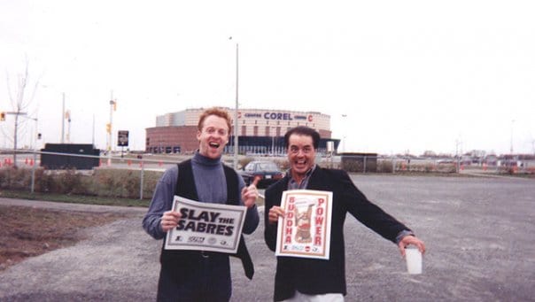 Clint and Barry blaze a trail in Ottawa Sens parking lot: If you tailgate, will they come?