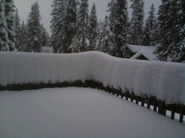 Snow in Tahoe