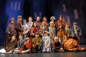 The young actors of A Christmas Carol are all students in A.C.T.’s acclaimed Young Conservatory.