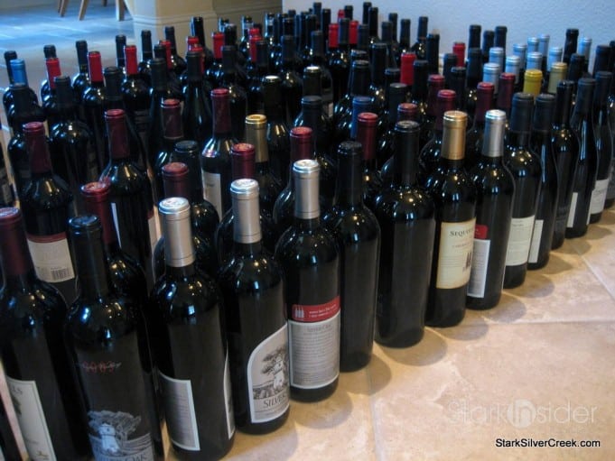 Wine Cellar Project Installing corner racks (photos)