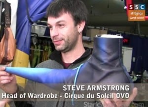 Steve Armstrong, Head of Wardrobe - Cirque du Soleil OVO
