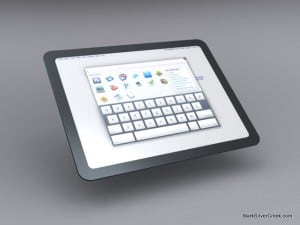 Google Tablet Chome OS UI concept