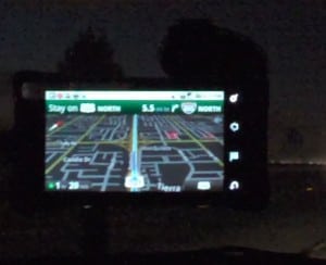 Night mode on Google Maps Navigation, Moto Droid