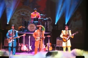 RAIN - A TRIBUTE TO THE BEATLES makes its South Bay debut at Broadway San Jose.  Left to Right: Joey Curatolo, Ralph Castelli, Joe Bithorn, Steve Landes  Photo credit: Joan Marcus