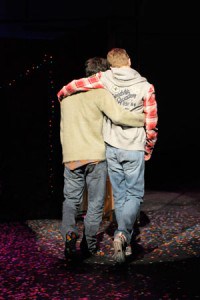 (l to r) Ryder Bach and Jason Hite star in the world premiere of Girlfriend, a new musical at Berkeley Rep wound around the tender love songs of Matthew Sweet’s landmark album. Photo courtesy of kevinberne.com