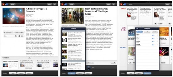 NPR on iPad