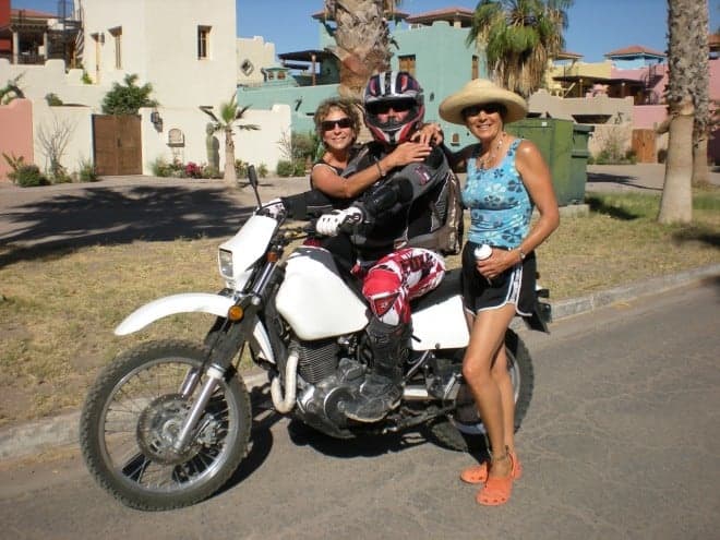 Ariel and Sharon With "Iron Man" Peter ready for the Trip Ariel and Sharon With "Iron Man" Peter ready for the Trip