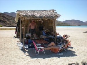 Relaxing In The Palapa