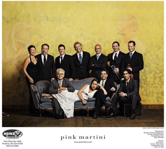 Pink Martini. Photo credit: Adam Levey.