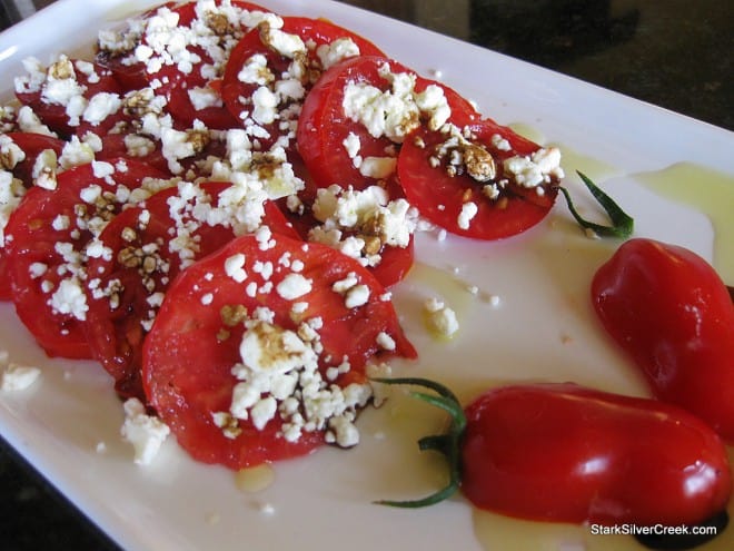 Tomato and feta salad