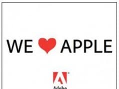 Adobe: We Love Apple. But...