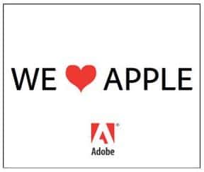 Adobe: We Love Apple. But...