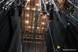 Backstage at the Majestic California Theatre, San Jose