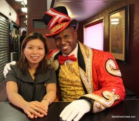 Loni with RIngmaster Johnathan Lee Iverson Loni with RIngmaster Johnathan Lee Iverson