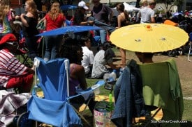 Umbrellas in the sun