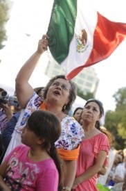 waving mexican flag