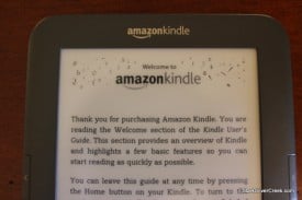 Amazon Kindle 3 Display