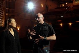 Loni Kao Stark with stage director Brad Dalton