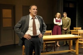 (l to r) Mandy Patinkin, Hannah Cabell and Matte Osian star in the world-premiere production of Compulsion, a compelling new play at Berkeley Repertory Theatre. Photo courtesy of kevinberne.com
