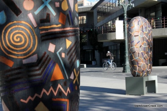 Convergence by Jun Kaneko on Paseo de San Antonio, San Jose