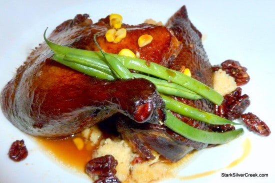 Hickory-Roasted Duck with Whiskey-Caramel Glaze