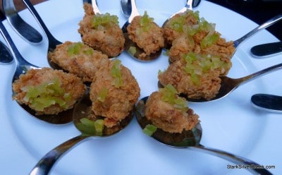 Oysters with Green Tomatoes