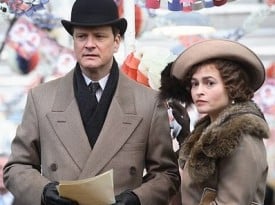 Colin Firth and Helena Bonham Carter in The King's Speech