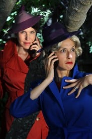 (left to right) Mary Waterfield as Jean, Larissa Garcia as The Other Woman-The Stranger
