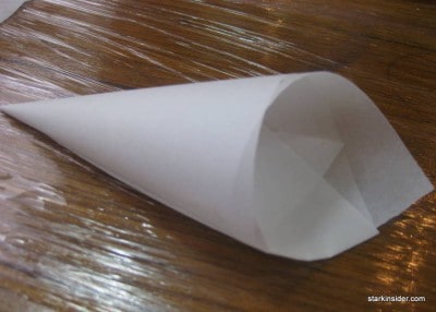 Parchment Paper Cone