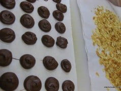 Chocolate making class in Paris.