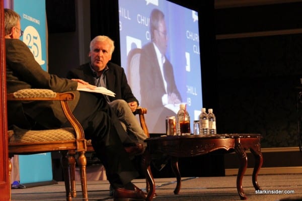 James Cameron in conversation with Google CEO Eric Schmidt