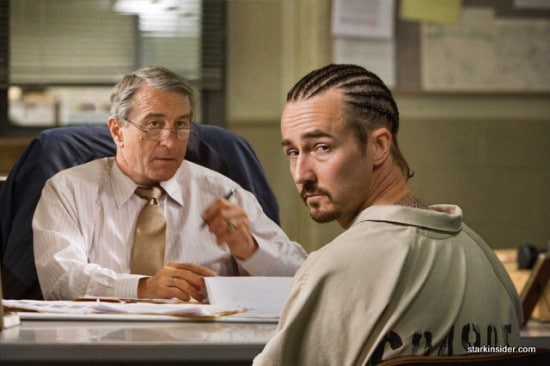 Robert DeNiro and Edward Norton star in Overture Films' STONE.