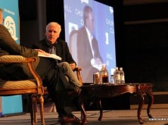 James Cameron with Eric Schmidt at Churchill Club