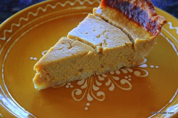 Pumpkin pie, the real McCoy