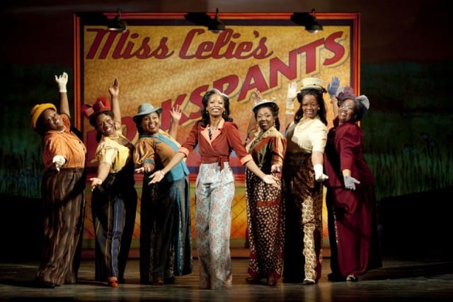 The cast performs “Mysterious Ways” featuring Kadejah Oné (Church Soloist) and Phillip Brandon (Preacher) in Broadway San Jose presents THE COLOR PURPLE.. Photo by Scott Suchman.